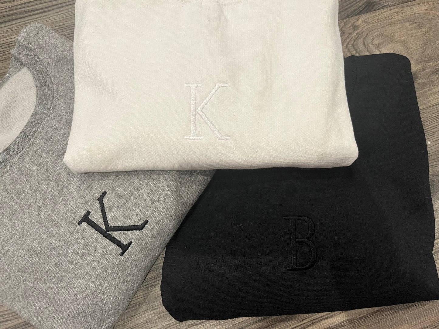 Single Initial Sweatshirt