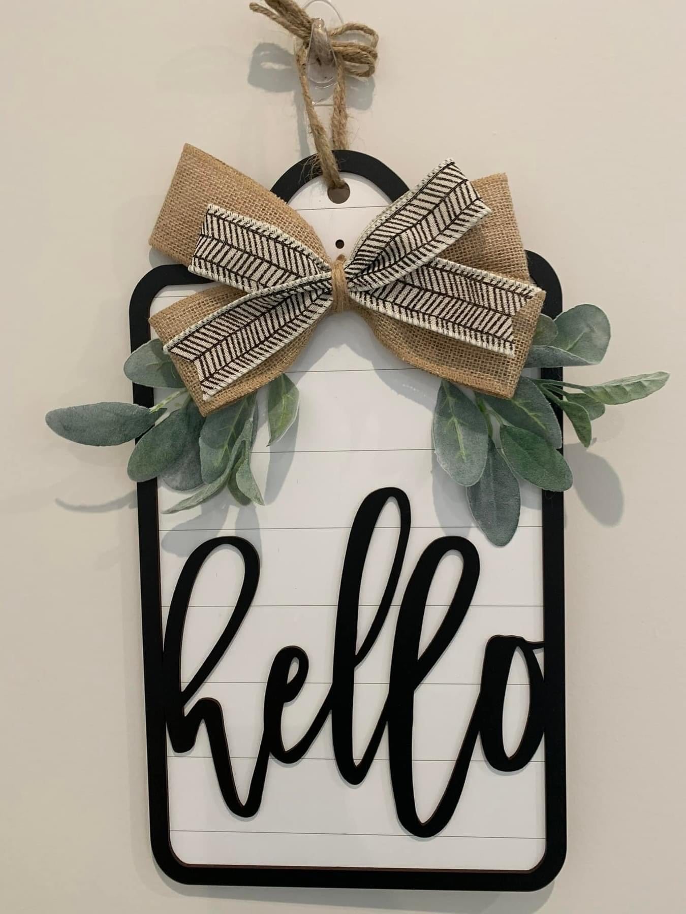 Farmhouse Tag Door Hanger